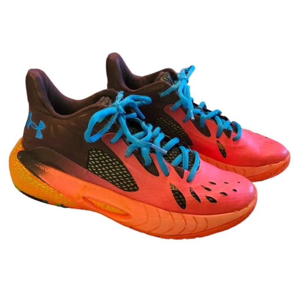 Under Armour Hovr Havoc Neon Sneakers, Mystery Autograph, Size 5.5 Men/ Women 7